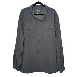 Cabela’s Guidewear Men’s 3XL Outdoor Button Down Vented Long Shirt UPF Fishing